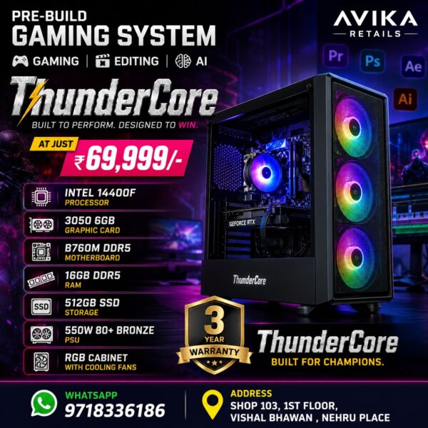AR Turbocore Pre-Build Gaming PC