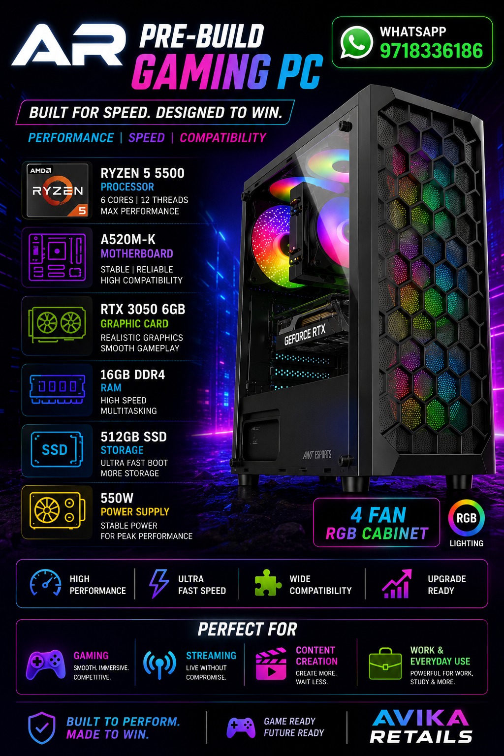 AR UltraForge Pre build Gaming PC AR UltraForge Pre build Gaming PC