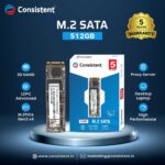 Consistent SSD 512GB 2.5 Inch SATA Internal SSD - Read: 550MB/s & Write: 500MB/s - Solid-State Drive 5 Year Warranty (512, GB) - Image 3
