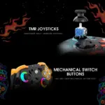 Cosmic Byte Drakon Tri Mode Controller with Charging Dock, Case, TMR Joysticks, Mechanical Buttons, Gyro, RGB for PC, iOS & Android - Image 8