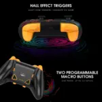 Cosmic Byte Drakon Tri Mode Controller with Charging Dock, Case, TMR Joysticks, Mechanical Buttons, Gyro, RGB for PC, iOS & Android - Image 7