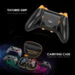 Cosmic Byte Drakon Tri Mode Controller with Charging Dock, Case, TMR Joysticks, Mechanical Buttons, Gyro, RGB for PC, iOS & Android - Image 4