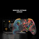 Cosmic Byte Drakon Tri Mode Controller with Charging Dock, Case, TMR Joysticks, Mechanical Buttons, Gyro, RGB for PC, iOS & Android - Image 3