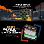 Cosmic Byte Phantom TKL Tri-Mode Gasket Hot Swappable Mechanical Switch Keyboard - Image 7
