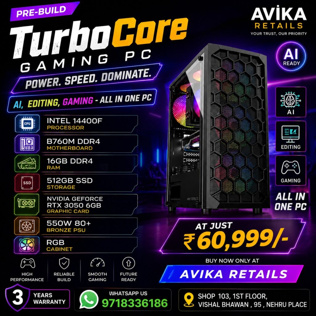 AR Turbocore Pre-Build Gaming PC