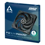 Arctic P12 Slim PWM PST 120 mm Low-Profile PWM Fan with Cable Splitter