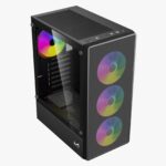 AR Thundercore Pre-Build Gaming PC | Intel i5 14400F Processor | RTX 4060 8GB Graphics | B760M DDR5 Motherboard | 16GB DDR5 RAM | 480GB SSD NVME Gen4| RGB Cabinet
