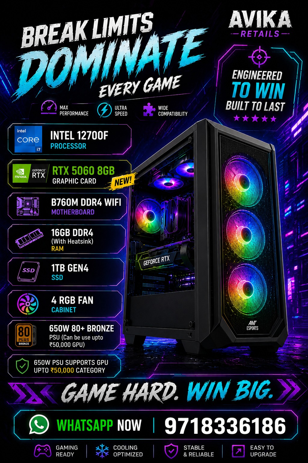 AR AviForge Pre Build Gaming PC AR AviForge Pre Build Gaming PC