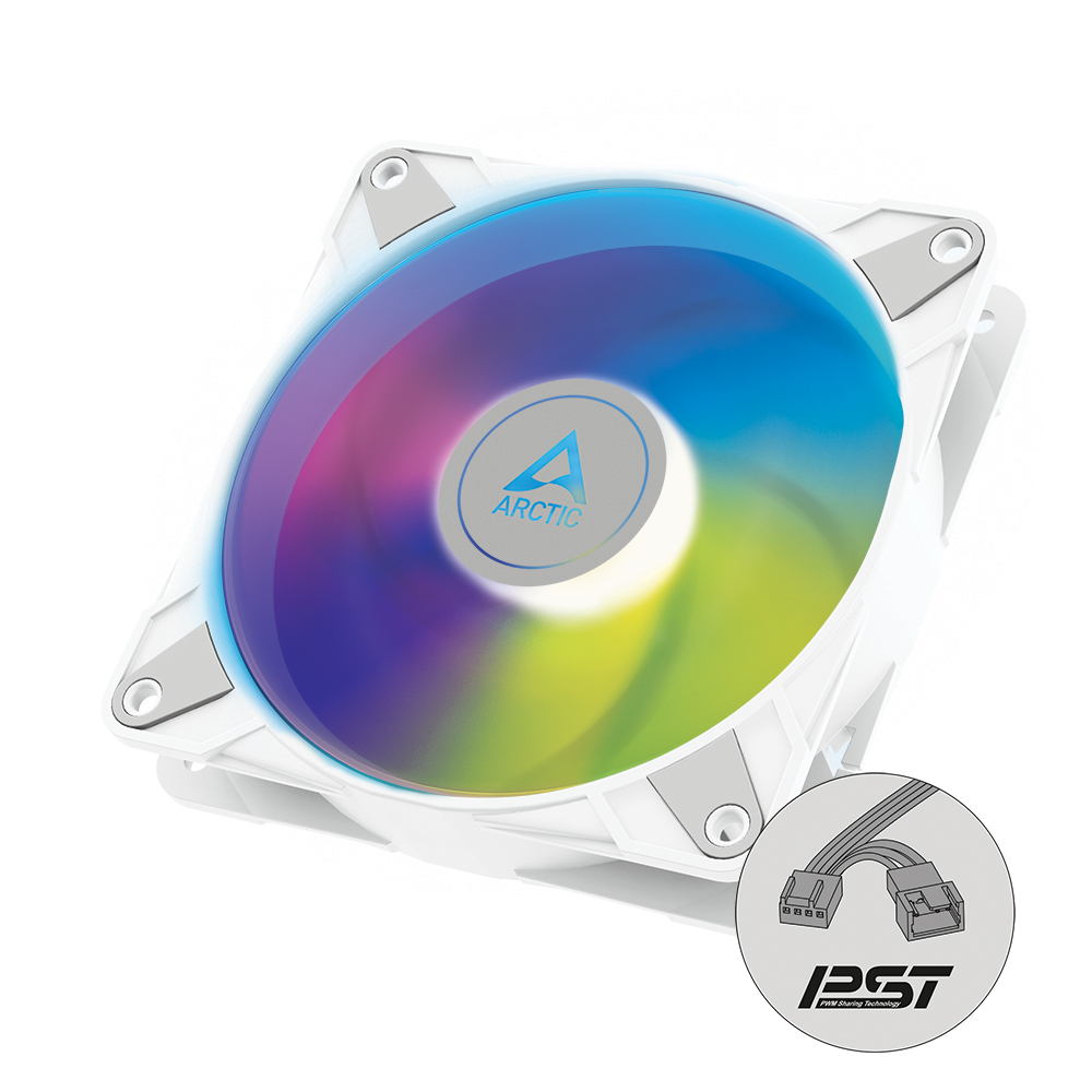 Arctic P14 PWM PST A-RGB White Fan (1) Arctic P14 PWM PST A-RGB White Fan