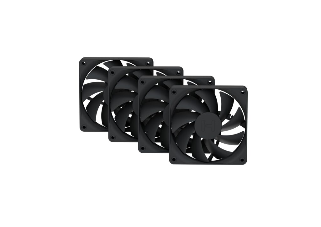 HYTE FA12 4 Pack Black Case Fans