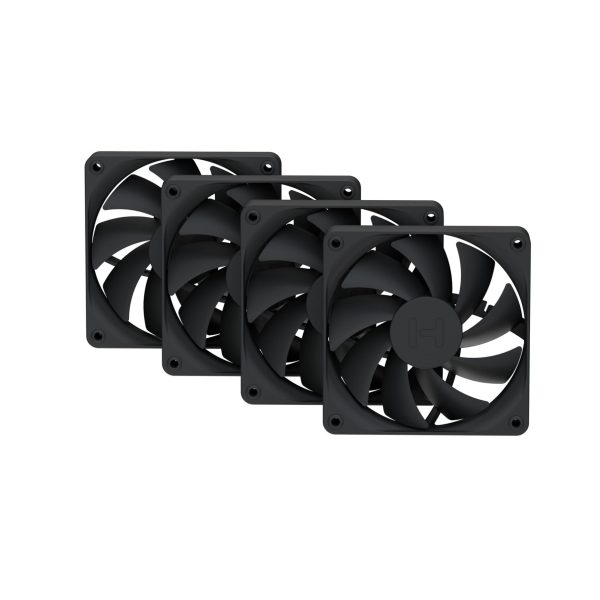 HYTE FA12 4 Pack Black Case Fans
