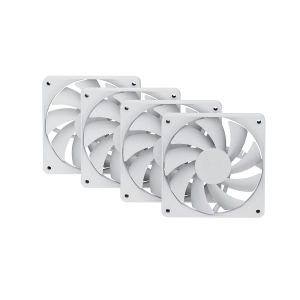 HYTE FA12 4 Pack White Snow Case Fans
