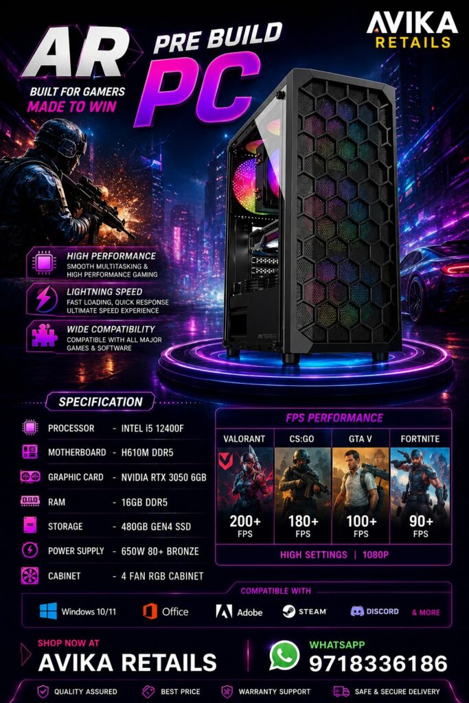 AR Veltrix Pre Build Gaming PC