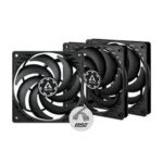 Arctic P12 Slim PWM PST 120 mm Low-Profile PWM Fan with Cable Splitter | 3 Pieces