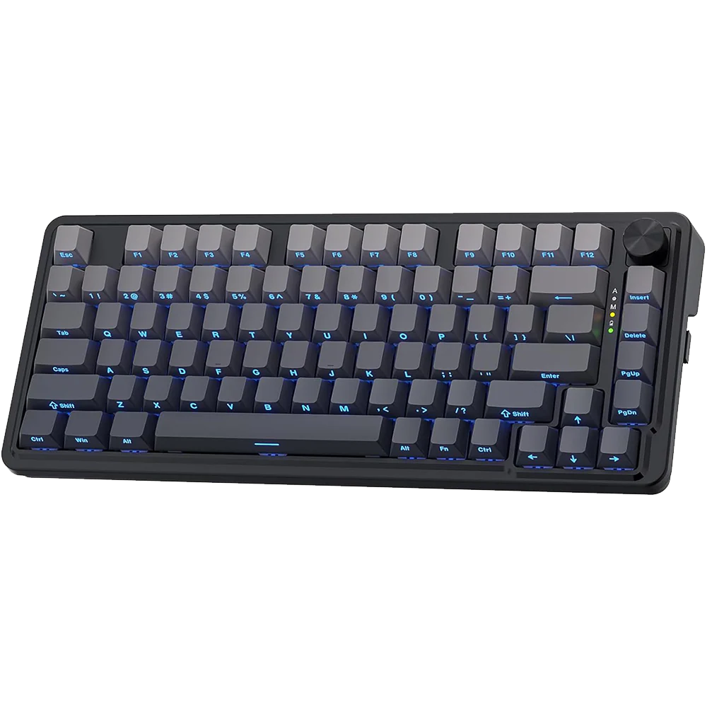 1_554f4f53-9132-4cab-b2a6-34e5b6023931 Ucal Pro K673 Pro - 75% Wired + 2.4Ghz + BT Mechanical Keyboard (Concrete Jungle) - Image 1