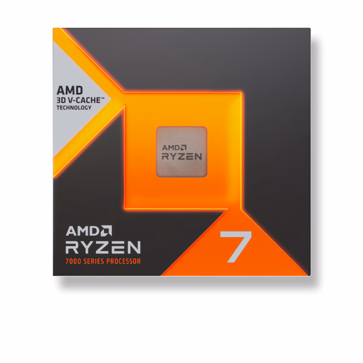 2505503-ryzen-7-7800x3d-front AMD Ryzen 7 7700X3D 8-Core, 16-Thread AM5 Gaming Desktop Processor (Up to 4.5 GHz, 96MB 3D V-Cache) | Avika Retails - Image 1