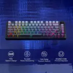 Ucal Pro K673 Pro - 75% Wired + 2.4Ghz + BT Mechanical Keyboard (Concrete Jungle) - Image 9