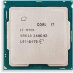Core i7 9th Generation 9700 3.0 GHz Upto 4.70 GHz LGA 1151 Socket 8 Cores 8 Threads 12MB Smart Cache Desktop Processor (NO BOX, NO FAN, NEW But OEM).