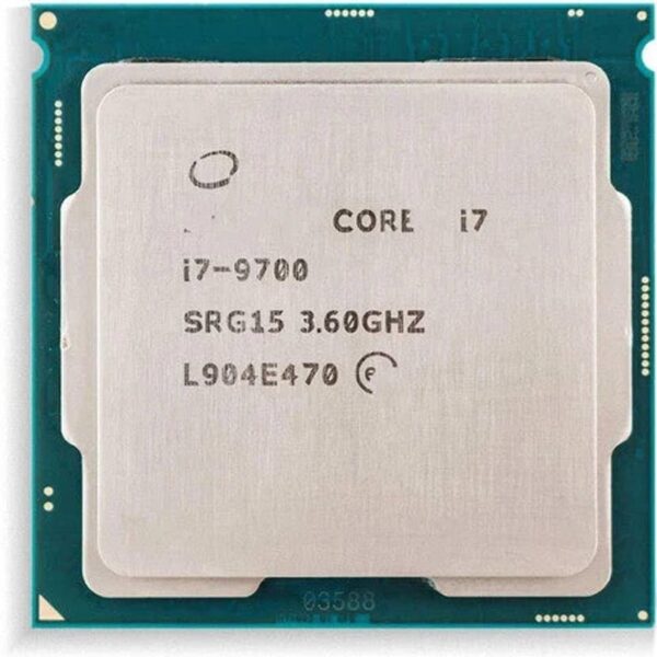 Core i7 9th Generation 9700 3.0 GHz Upto 4.70 GHz LGA 1151 Socket 8 Cores 8 Threads 12MB Smart Cache Desktop Processor (NO BOX, NO FAN, NEW But OEM).