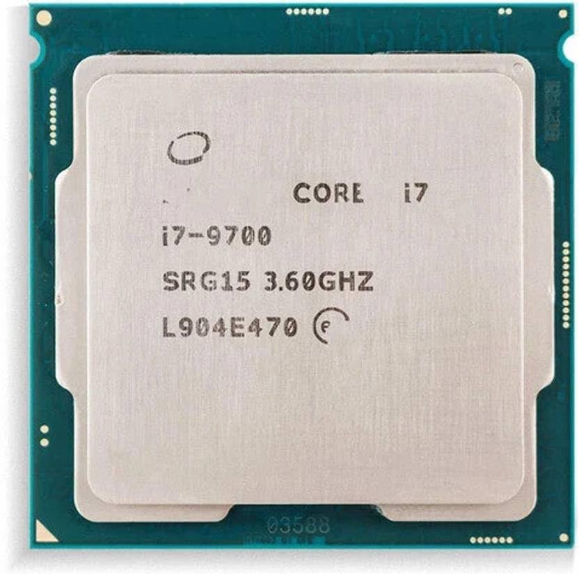51lnzqesXZL Core i7 9th Generation 9700 3.0 GHz Upto 4.70 GHz LGA 1151 Socket 8 Cores 8 Threads 12MB Smart Cache Desktop Processor (NO BOX, NO FAN, NEW But OEM). - Image 1