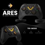 Cosmic Byte Ares Tri-Mode Controller – Wireless / Bluetooth / Wired with Hall Effect Joystick White - Image 2