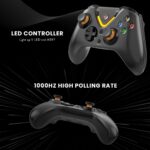Cosmic Byte Ares Tri-Mode Controller – Wireless / Bluetooth / Wired with Hall Effect Joystick White - Image 6