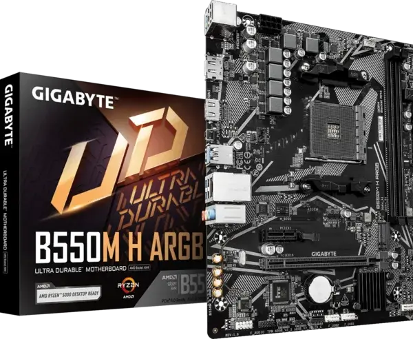 Gigabyte B550M H ARGB M-ATX Motherboard