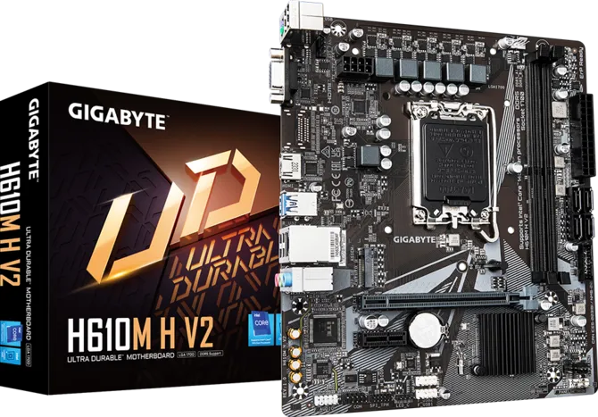 Gigabyte H610M H V2 Motherboard Gigabyte H610M H V2 Motherboard