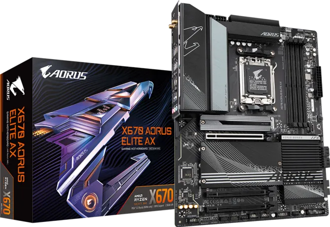 Gigabyte X670 Aorus Elite AX Motherboard Gigabyte X670 Aorus Elite AX Motherboard