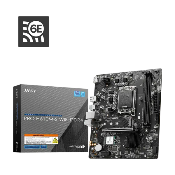 MSI H610M S DDR4 WIFI Motherboard