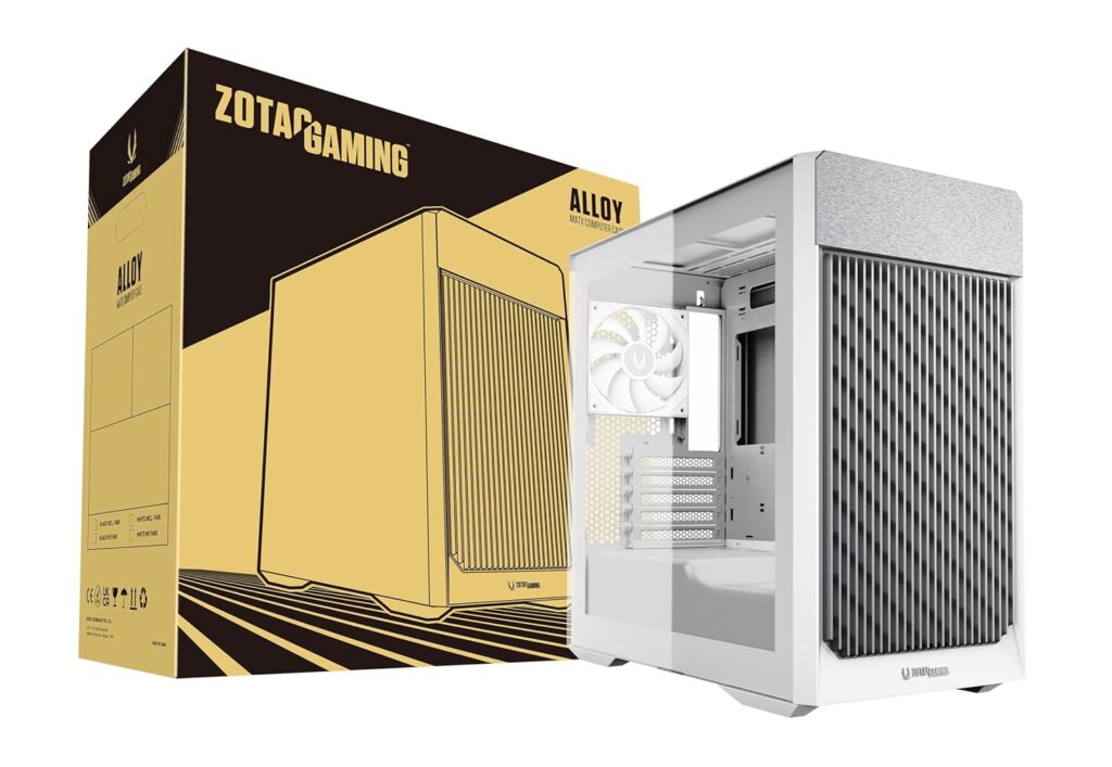 ZOTAC Gaming Alloy White Computer Case
