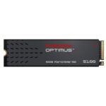 SANDISK Optimus™ 5100 NVMe™ SSD, 500GB, Upto 6600MB/s R, 5600MB/s W, 5Y Warranty, PCIe Gen 4 NVMe M.2 (2280), Gaming Storage, Internal Solid State Drive