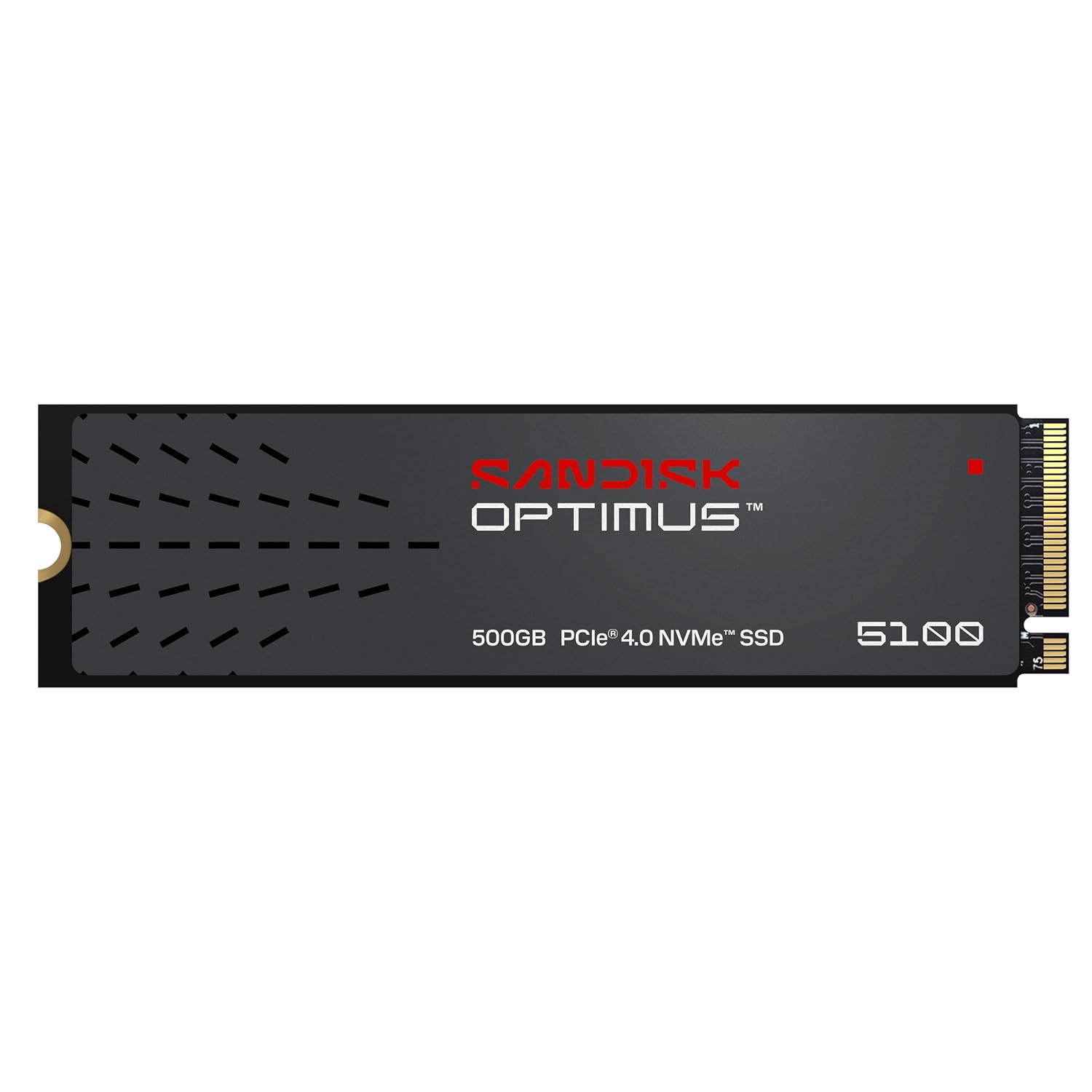 61U4qV1rocL._SL1500_ SANDISK Optimus™ 5100 NVMe™ SSD, 500GB, Upto 6600MB/s R, 5600MB/s W, 5Y Warranty, PCIe Gen 4 NVMe M.2 (2280), Gaming Storage, Internal Solid State Drive - Image 1