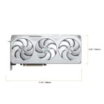 GIGABYTE Radeon RX 9070 XT Gaming OC ICE 16G Graphics Card (16GB GDDR6, 512-bit, PCIe 5.0, HDMI/DP 2.1, 2.7 Slot, Hawk Fan, Server Grade Thermal Gel, Reinforced Construction) - Image 3