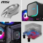 MSI MAG Coreliquid A13 240 AIO CPU Liquid Cooler Black - Image 5