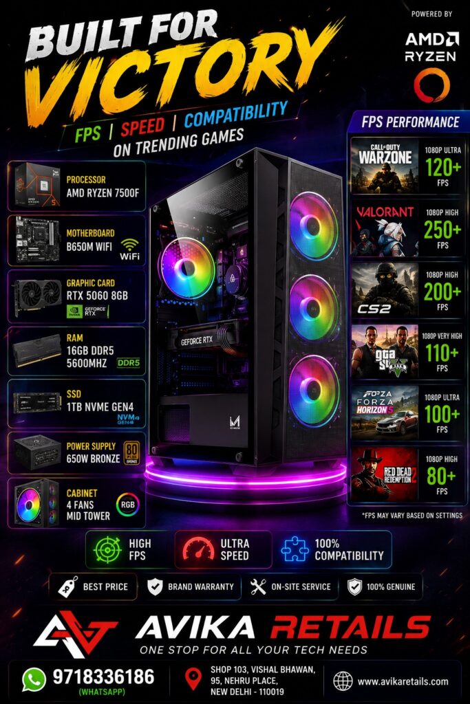 Avika Inferno 7500F Pre Build PC