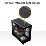 Circle Defender Micro BTF ARGB - Black Cabinet - Image 7