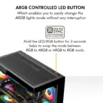 Circle Defender Micro BTF ARGB - Black Cabinet - Image 6