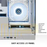 Circle Defender Micro ZX7-BTF White Cabinet - Image 6