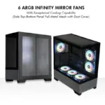 Circle Defender ZX9 Black BTF ARGB Cabinet - Image 9