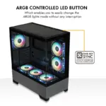Circle Defender ZX9 Black BTF ARGB Cabinet - Image 8