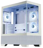 Circle Defender ZX9 White BTF ARGB Cabinet