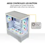 Circle Defender ZX9 White BTF ARGB Cabinet - Image 7