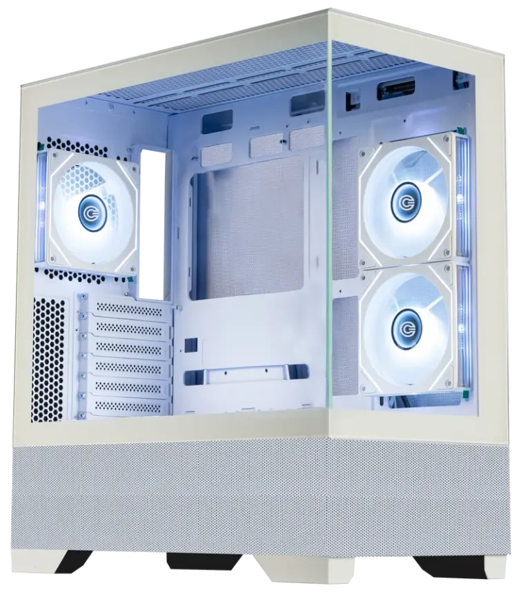 Circle Defender ZX9 White BTF ARGB Cabinet