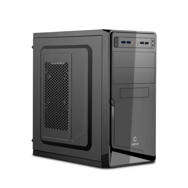 Circle Elan Black Desktop Cabinet