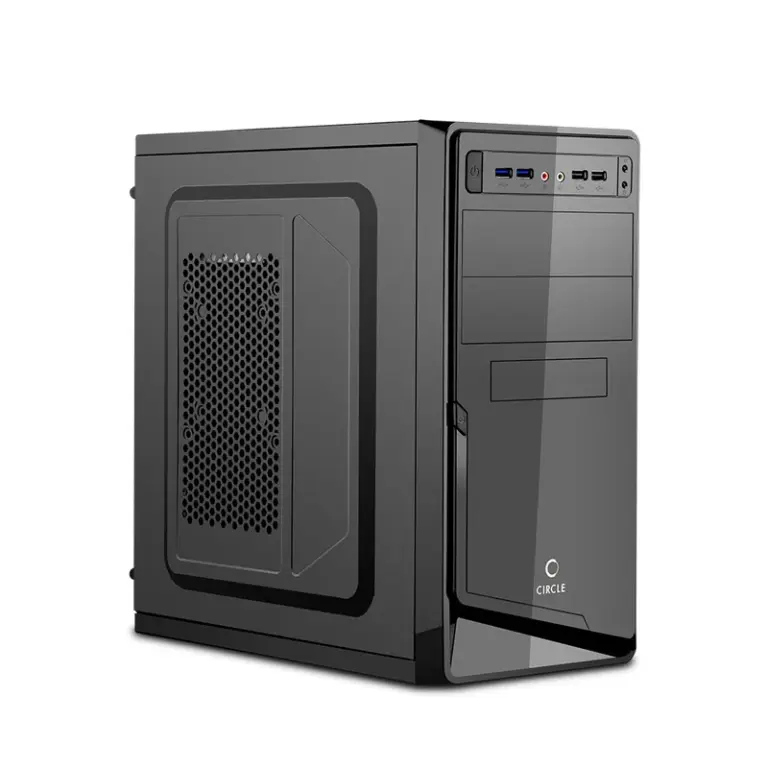 Circle Elan Black Desktop Cabinet