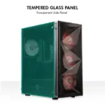 Circle Elegantor M1 ARGB - Micro ATX Cabinet | Gaming Cabinet | Black - Image 8