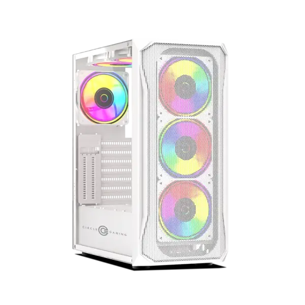 Circle Elegantor X1 Mid-Tower White Cabinet