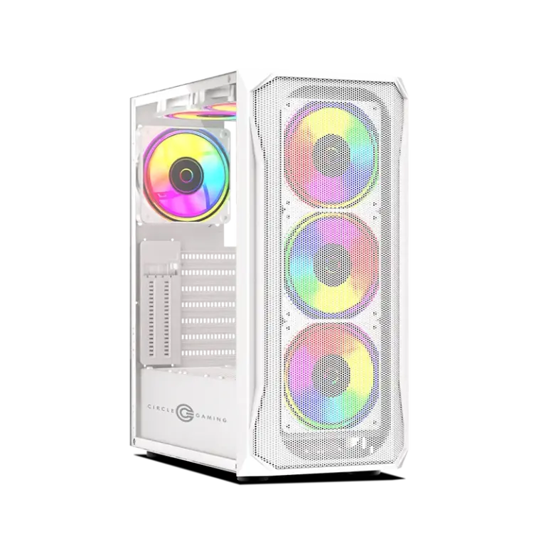 Circle Elegantor X1 Mid-Tower White Cabinet