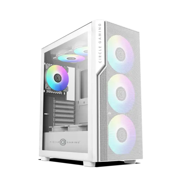 Circle Eliminator X5 E-ATX Type-C White Cabinet
